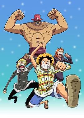 Alabasta Drum Island Luffy, Nami, Sanji and Chopper