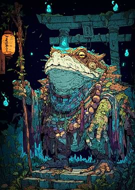 Mystical Frog Guardian