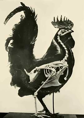 Rooster Anatomy Illustration