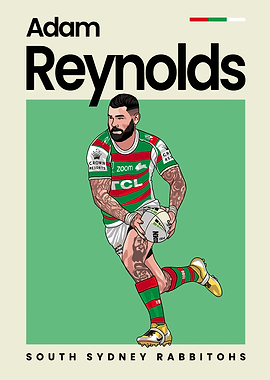Adam Reynolds South Sydney Rabbitohs Artwork
