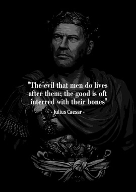 Julius Caesar Quote Portrait