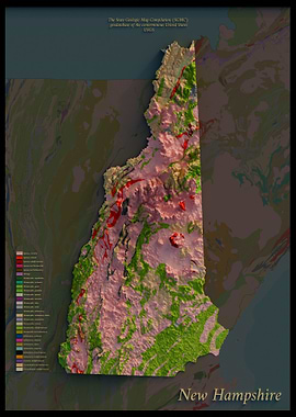 New Hampshire Geological Map