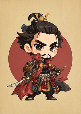 Chibi Samurai Warrior