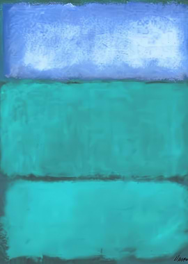Abstract Color Field Painting