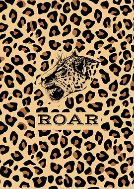 ROAR - Bold Leopard Pattern Statement Design
