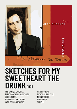 Jeff Buckley Sketches for My Sweetheart
