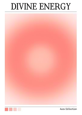 Divine Energy Aura Poster