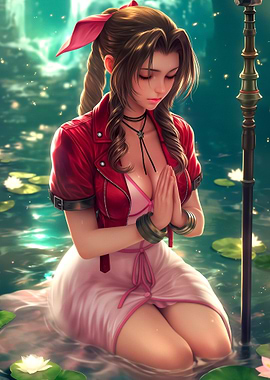 Aerith Gainsborough in Water