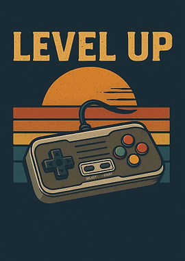 Level Up Retro Gaming Controller