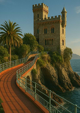 promenade in Genoa Nervi