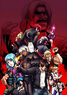 King of Fighters characters illustration
