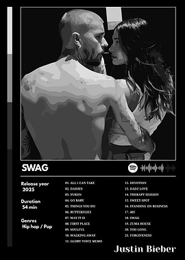 Justin Bieber - SWAG Album Cover