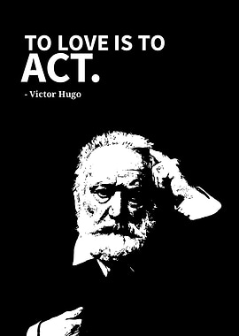 Victor Hugo Quote Art