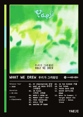 WHAT WE DREW 우리가 그려왔던 (2020) by Yaeji