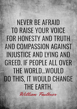 Inspirational Quote by William Faulkner