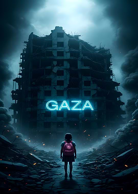 Gaza: Girl Amidst Ruins