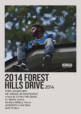 J cole2014 Forest Hills Drive Album Art