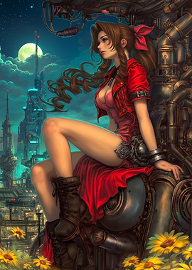Aerith Gainsborough in Midgar