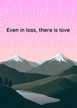 Even in loss, there is love