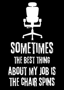 Funny Office Chair Quote