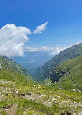 Mountain Valley View in Romania