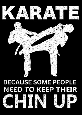 Karate Keep Chin Up