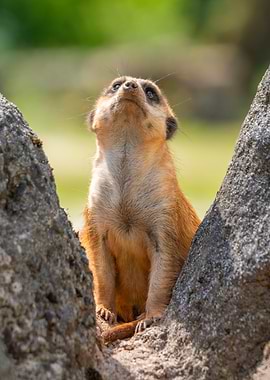 Meerkat Looking Up