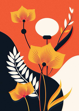 Floral Rhythm – Abstract Botanical Harmony