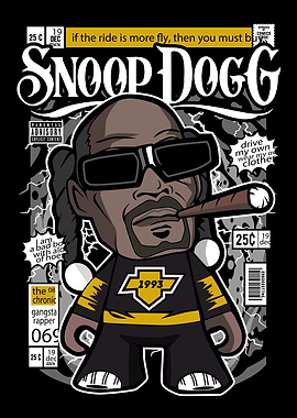 Snoop Dogg Cartoon Comic Cover Art