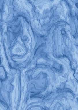 Abstract Blue Swirls