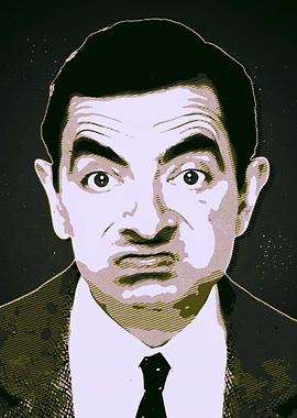 Mr. Bean Portrait Art
