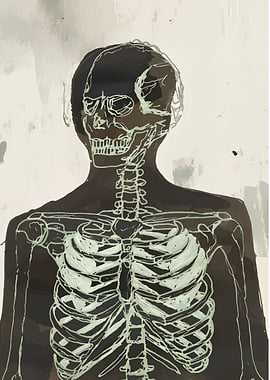 Human Anatomy Skeleton Illustration