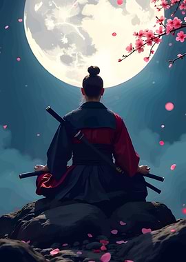 Samurai under the Moon