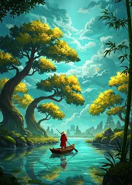 Serene River Journey