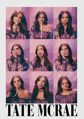 Tate McRae Portrait Collage