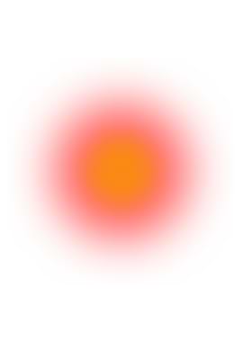 Orange and Pink Gradient Circle