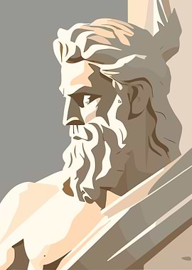 Statue of a Bearded Man