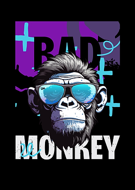 Cool Monkey with Sunglasses