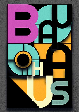 Bauhaus Graphic Design Poster