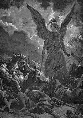 Angel of Death over Battlefield