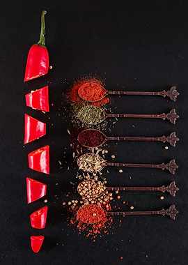 Spices and Chili Pepper