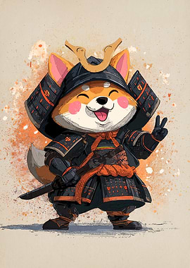 Samurai Shiba Peace