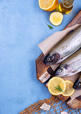 Fresh Trout with Lemon and Rosemary
