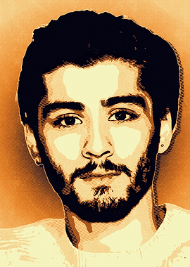 Zayn Malik Portrait Art