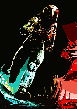 Sci-Fi Soldier in Action