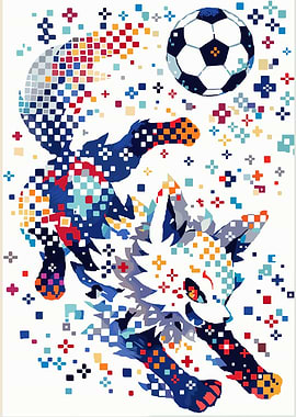 Fox with Soccer Ball