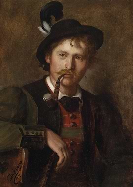 Portrait of a Man with Pipe
