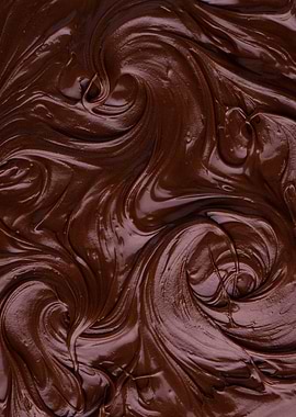 Swirls of Rich Dark Chocolate