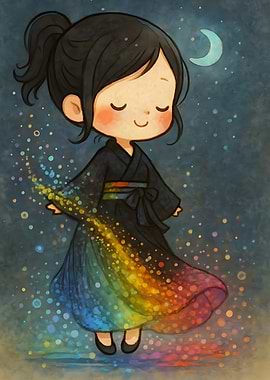 Midnight Kimono Magic