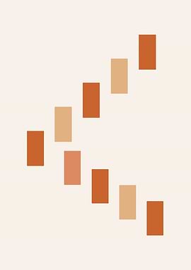 Abstract Rectangles in Earth Tones